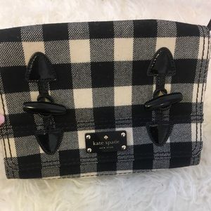 Kate Spade Plaid  Crossbody Purse